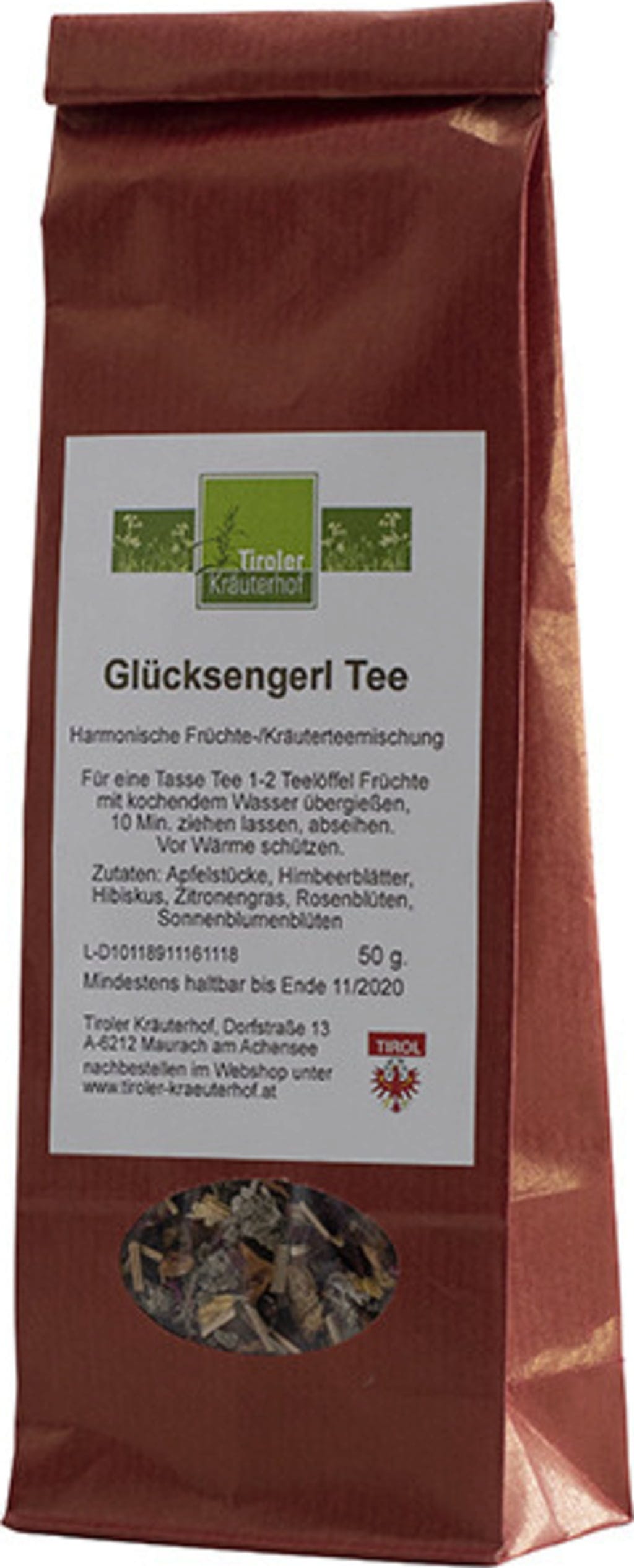 Tiroler Kräuterhof  Glücksengerl Tee, 50 g