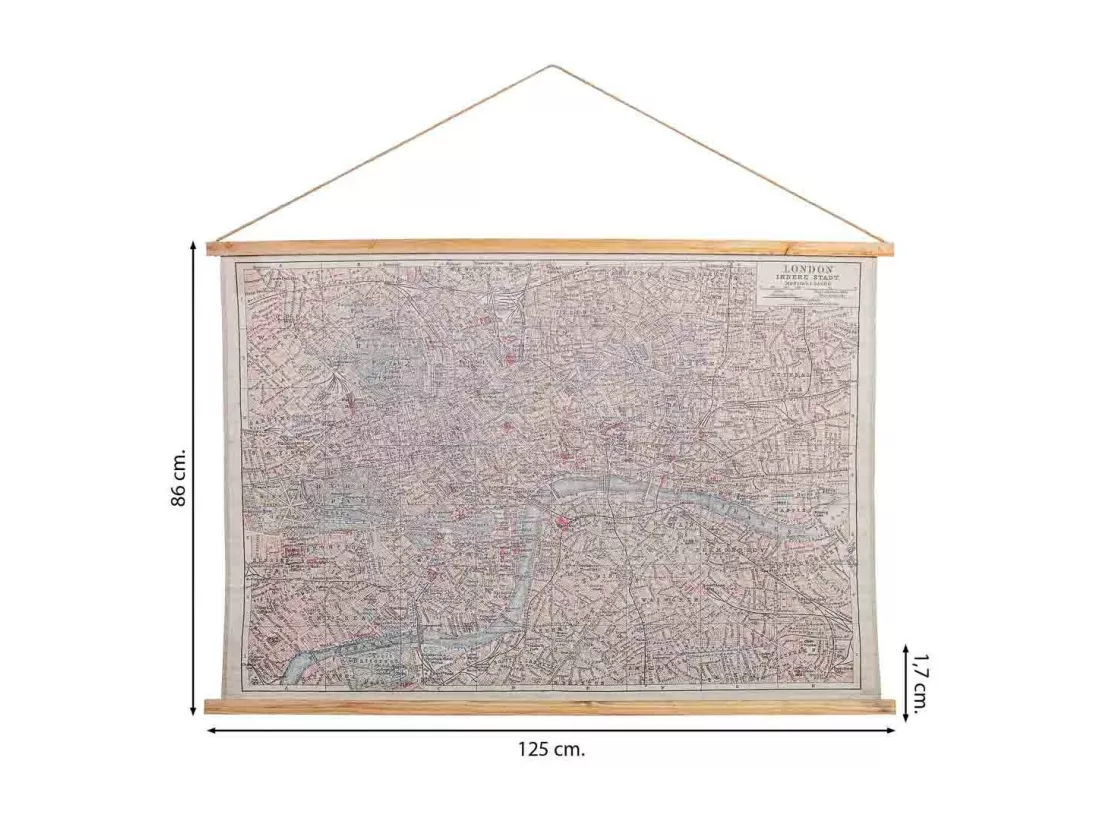 Toile parchemin en tissu imprimé