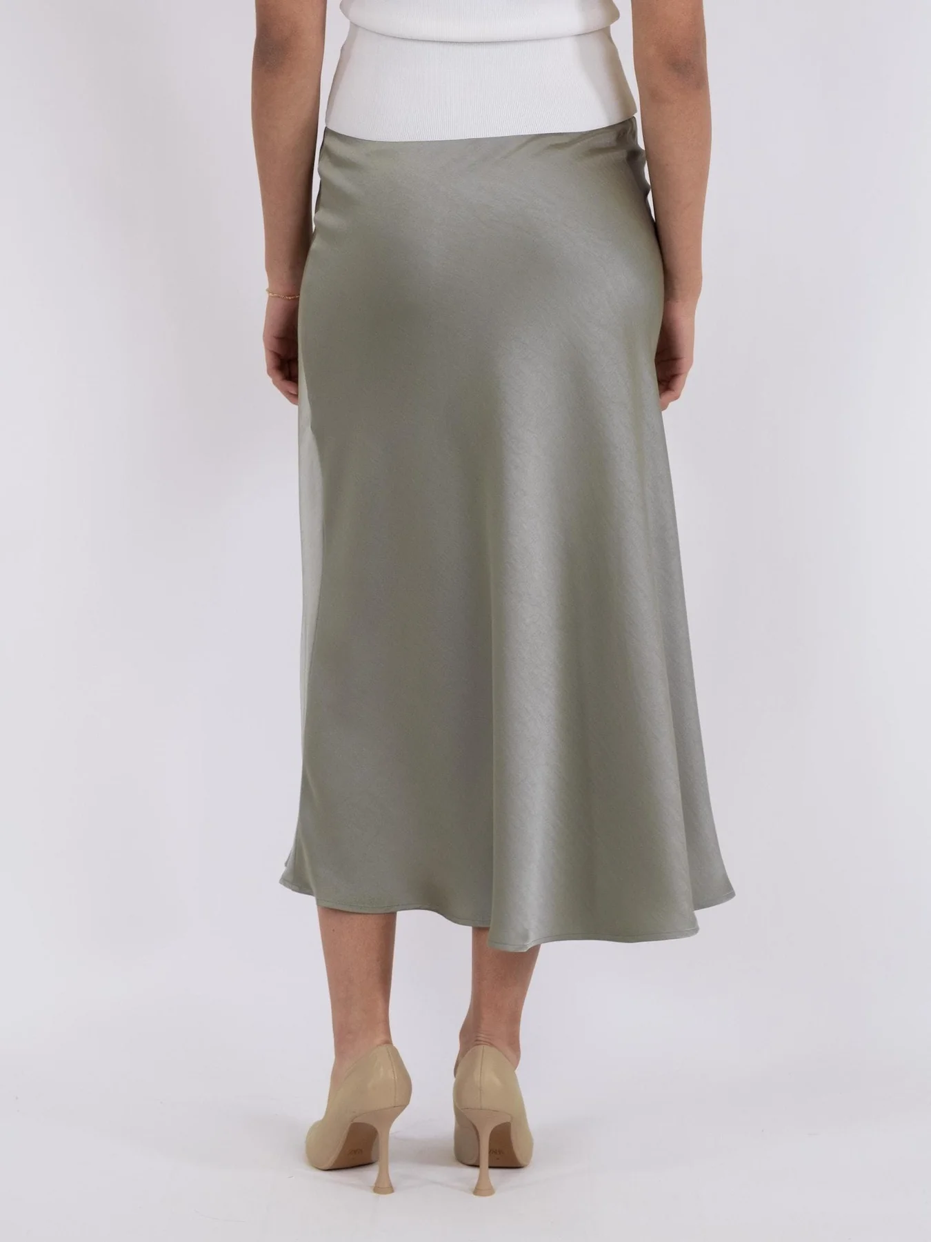 Neo Noir Bovary Skirt smoke green