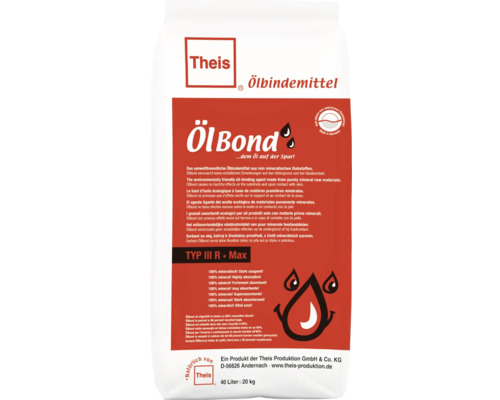 Olie-absorberend Theis OilBond Type III R Max 40 l = 20 kg