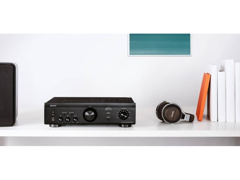 Denon Stereo-Verstärker PMA-600NE Schwarz; Silber Vollverstärker mit 70W Leistung pro Kanal und Bluetooth-Unterstützung