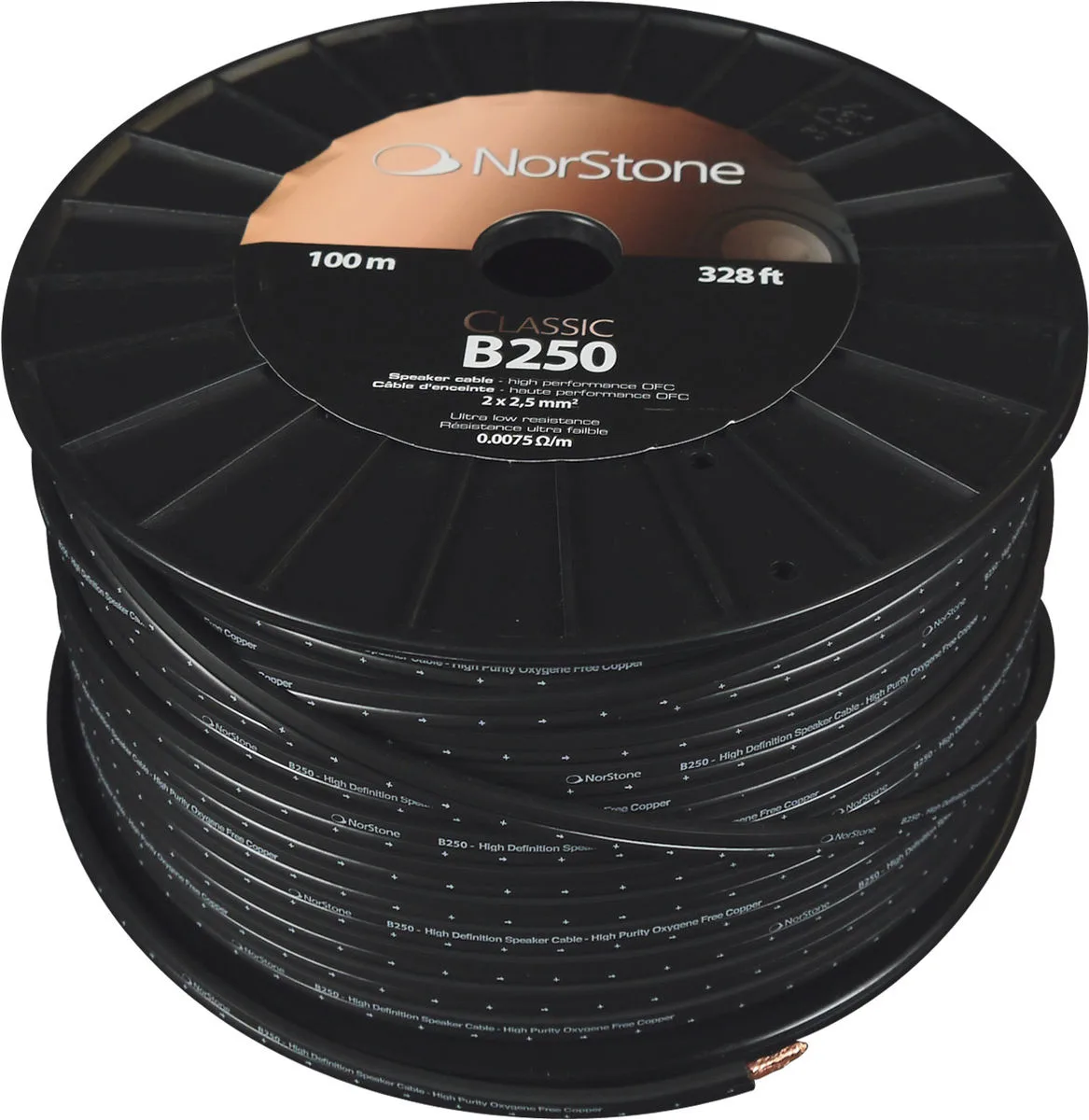 NorStone B250 (100 m) Câbles d'enceintes en bobine