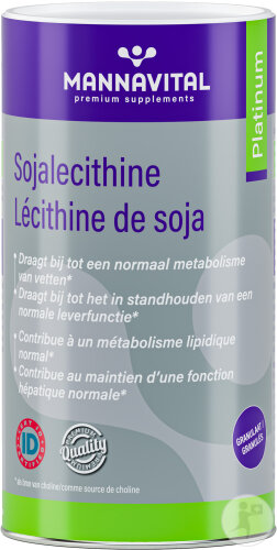 MannaVital Lécithine De Soja Platinum Granulés 500g