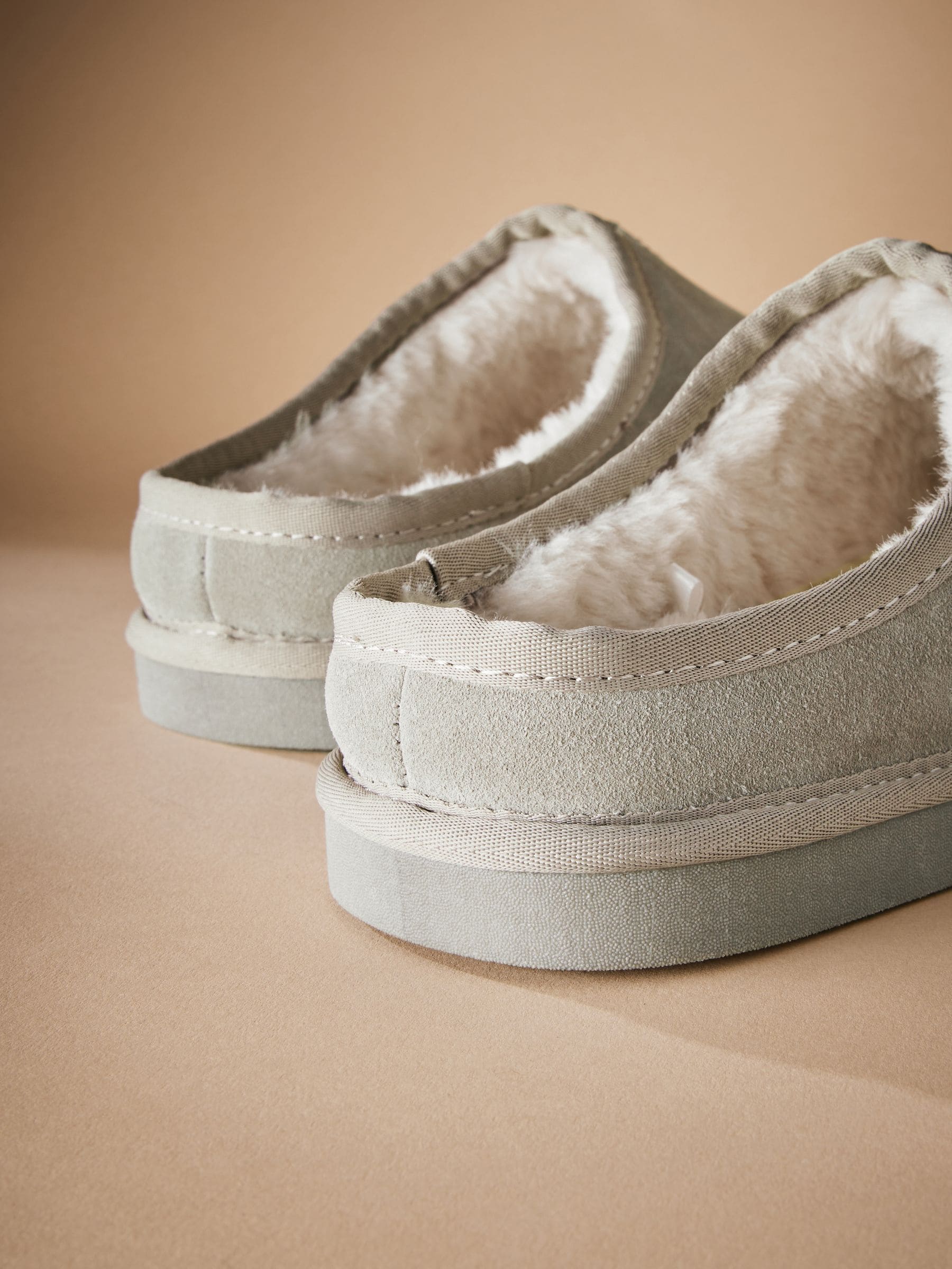 Grijs - Signature Suede Mules Slippers