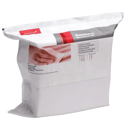 Essuyage non tissé Salle blanche Sontara Micropure 100 blanc 22 x 22 cm Indutex
