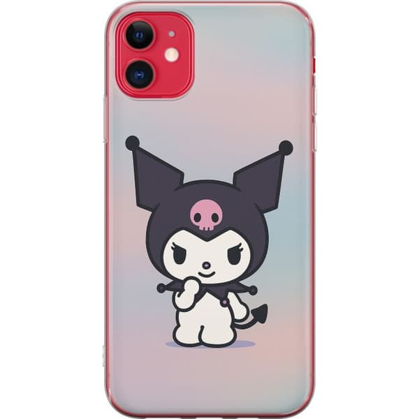 Apple iPhone 11 Gjennomsiktig deksel Kawaii Sanrio Kuromi