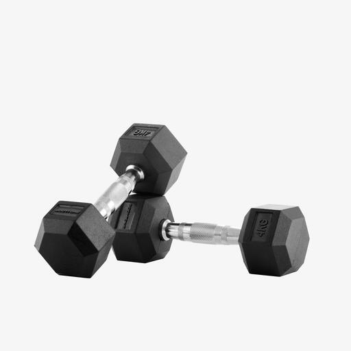 Halteres hexagonais Bodytone de 4 kg