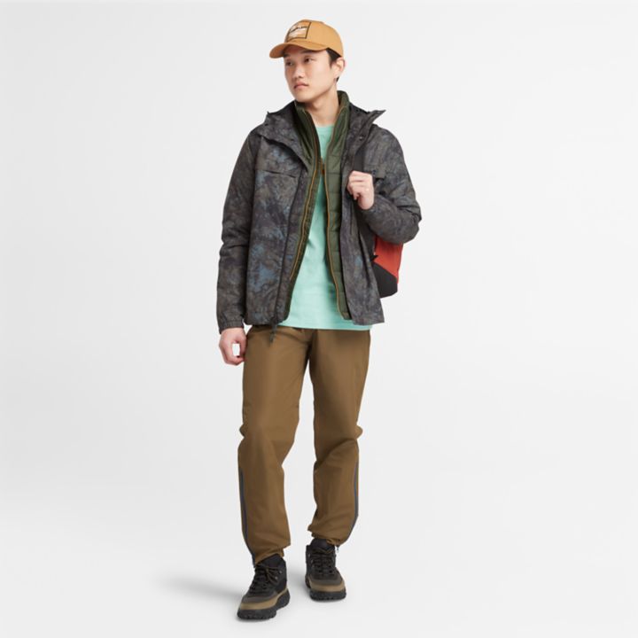 Jaqueta impermeável Benton camuflada para homens.