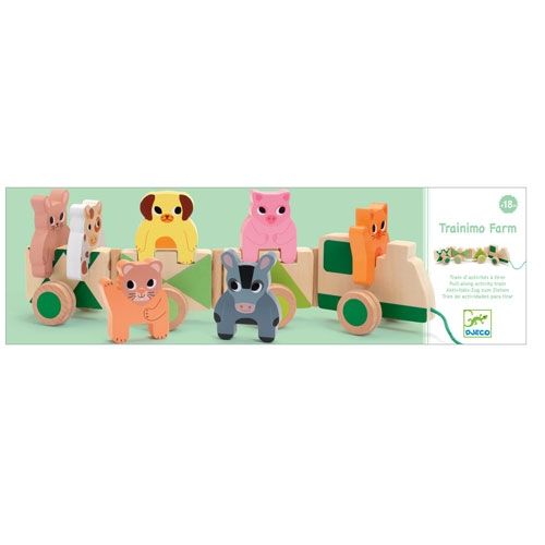 Djeco trekfiguur trainimo - boerderij
