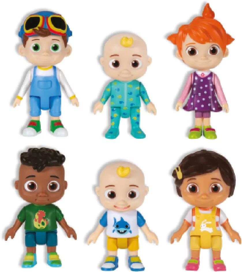 COCOMELON PACK 6 FIGURINES