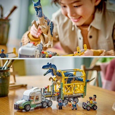 LEGO Jurassic World 76966 Dinosauroppdrag: Allosaurus-transport