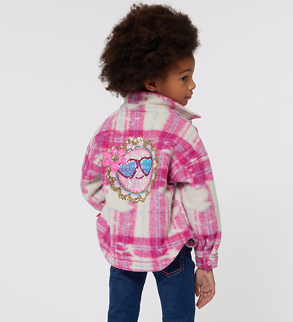 Billieblush Jacke - Lang/Overshirt - Pink/Kariert