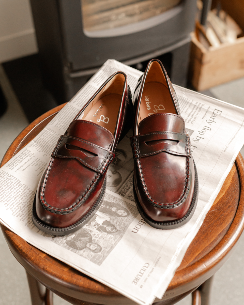 Barbara Brera Amara Bordeauxrood Damesloafers