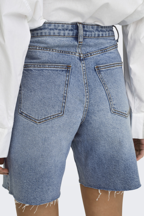 Only blauwe dames korte broek