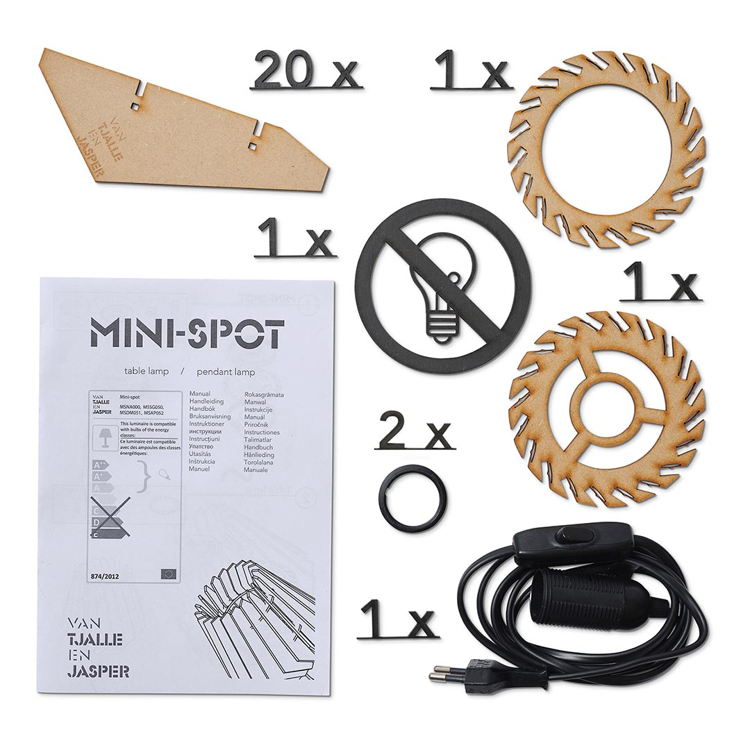 Mini-spot - Naturel - Tafellamp