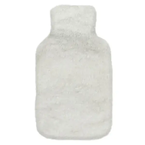 CassandraBouillotte Caoutchouc Teddy Soft Blanc