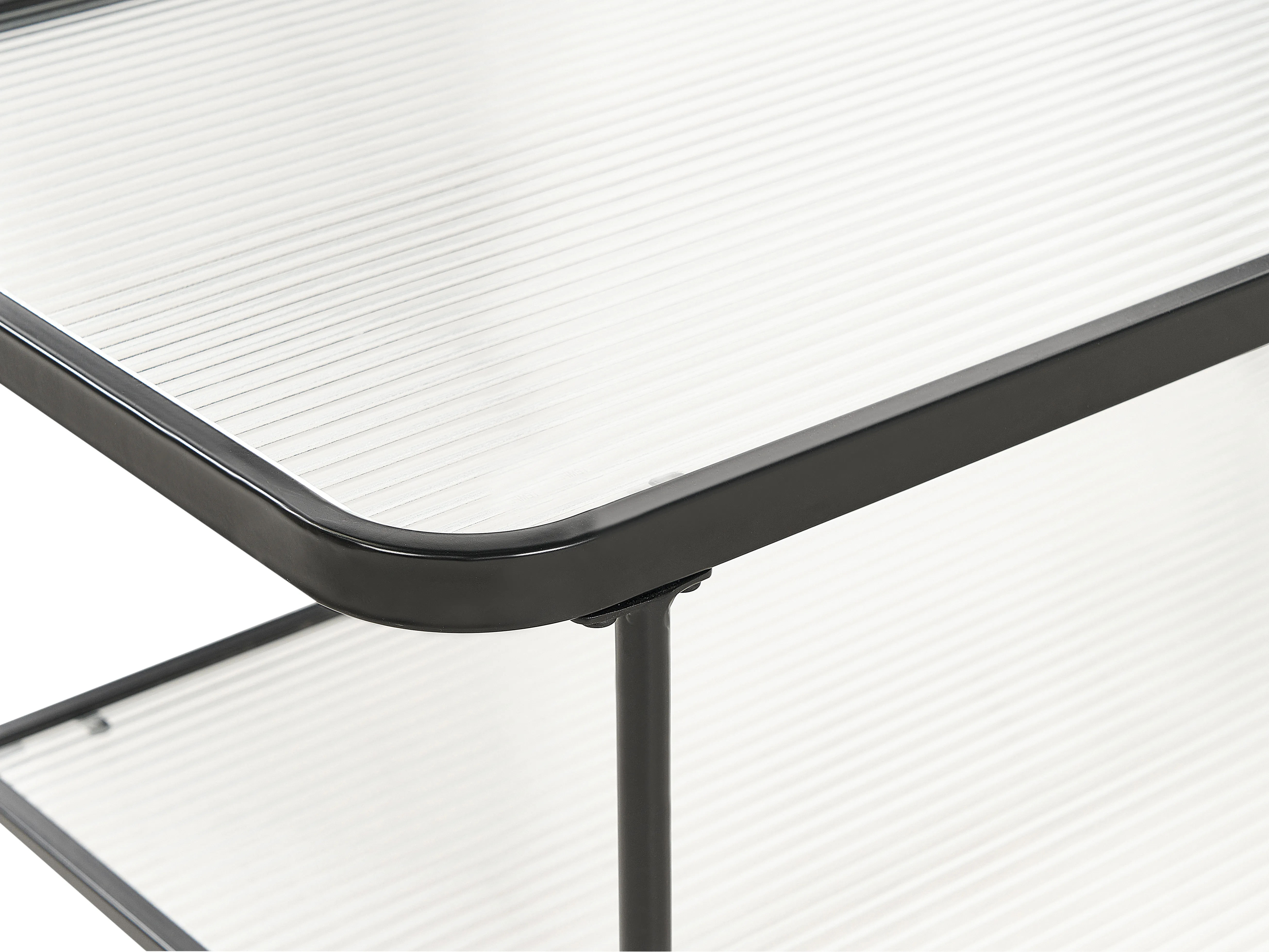 Salontafel BLAIR Veiligheidsglas Zwart