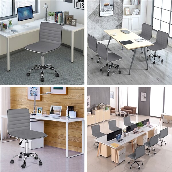Yaheetech Bürostühle höhenverstellbarer Drehstuhl ergonomisch Schreibtischstuhl 360° drehbar