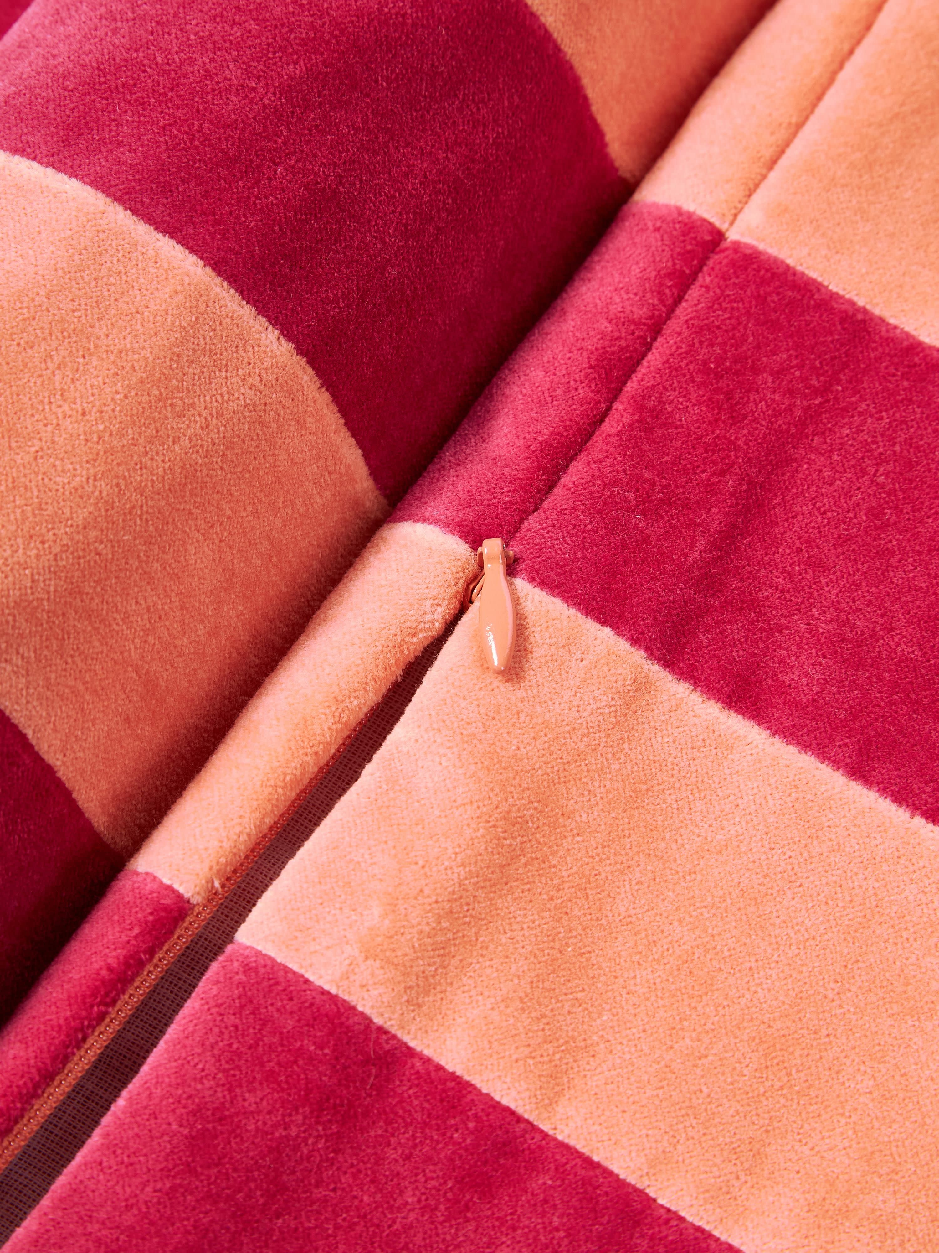 Patchwork kussenhoes Remus van fluweel