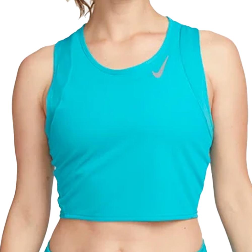 Nike Débardeur Bleu Femme Nike Race