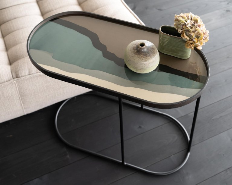 Ethnicraft Tray oblong bijzettafel M 69x33