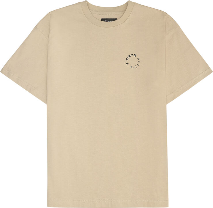 7 Days Active Organic Regular Fit Tee 822 white pepper