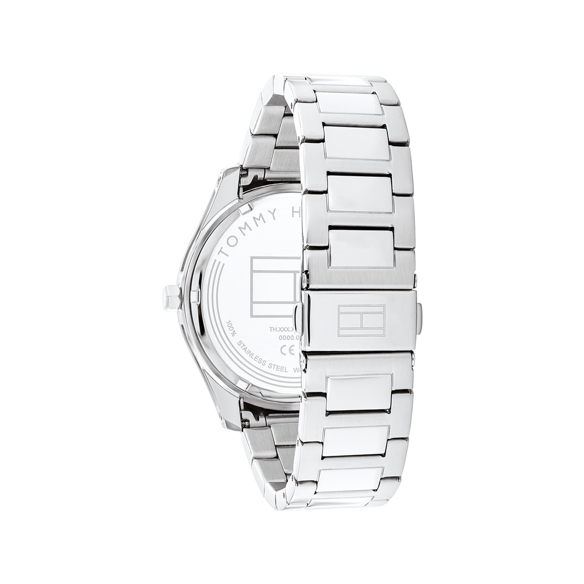 Montre TOMMY HILFIGER tyler homme acier bicolore bracelet acier gris