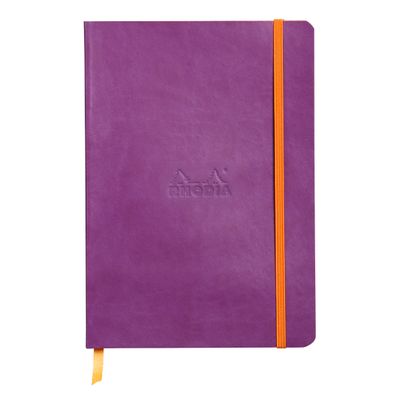 RHODIA Rhodiarama - Carnet souple A5 - 160 pages - ligné - violet