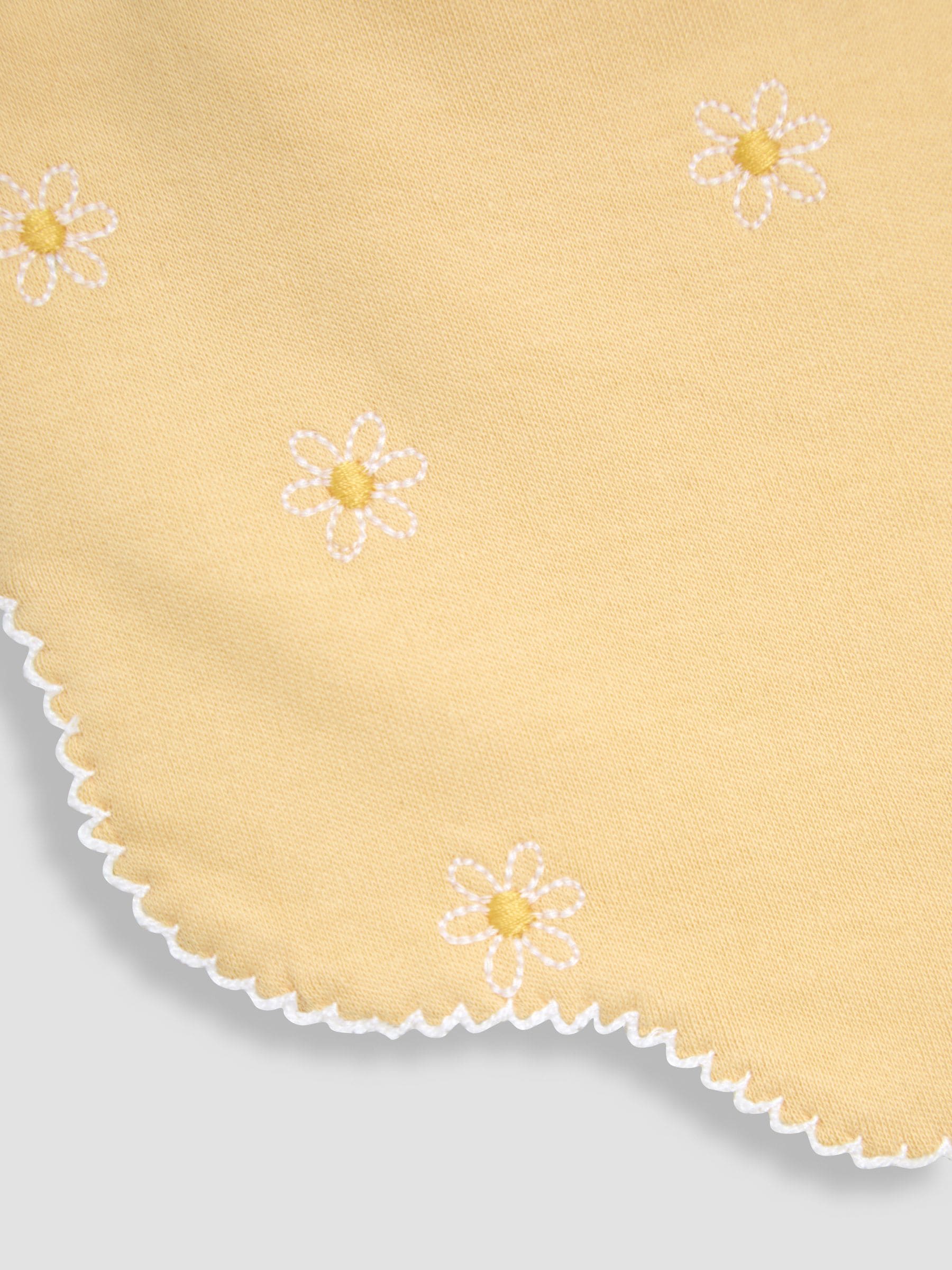 JoJo Maman Bébé 100% Cotton Scalloped Bib