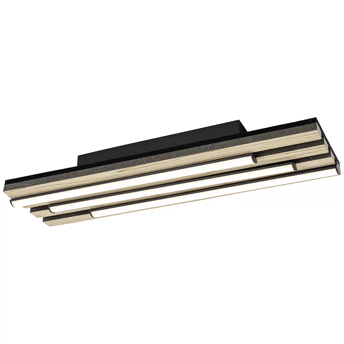 LED-Deckenleuchte ADA braun,schwarz