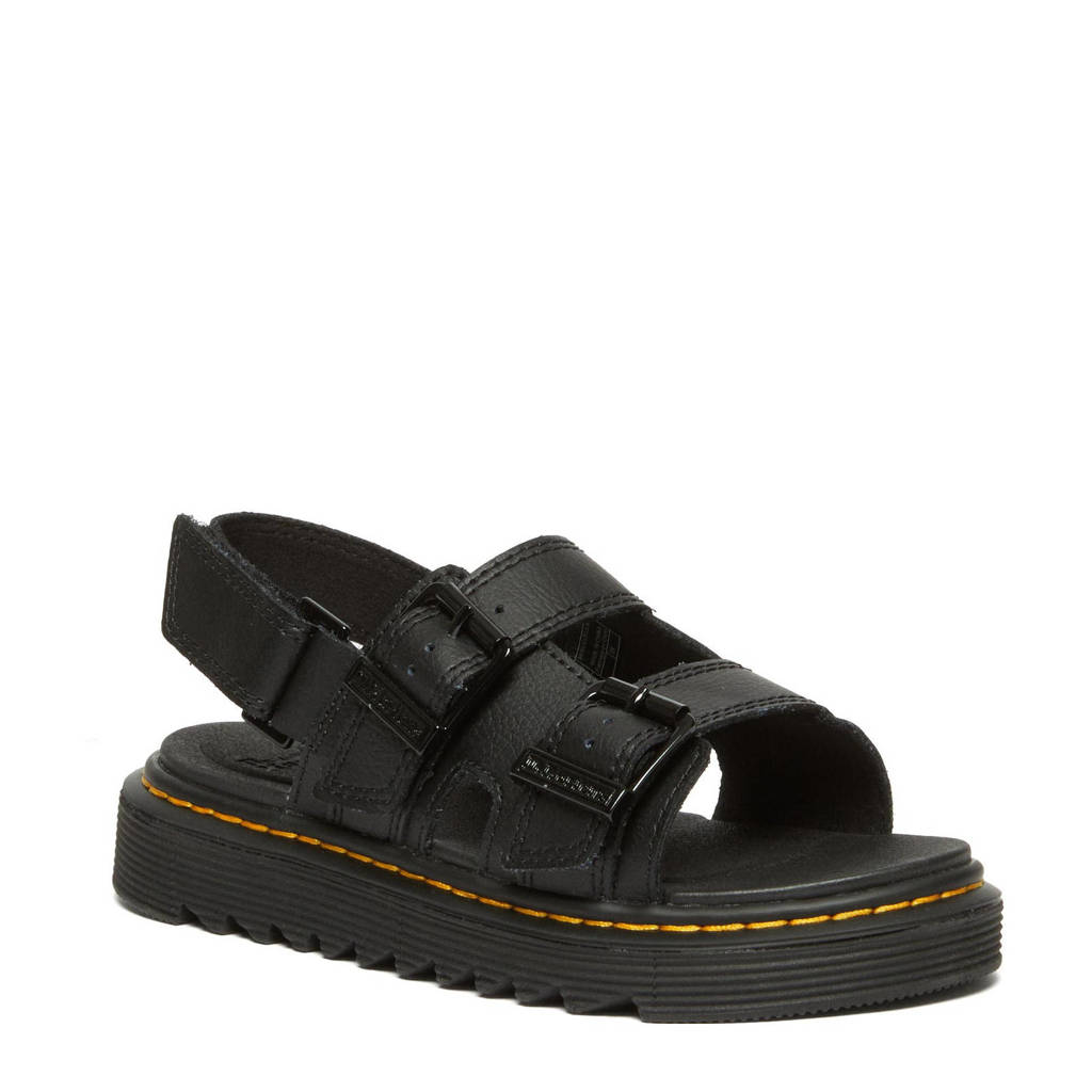 Dr. Martens Varel leren sandalen zwart