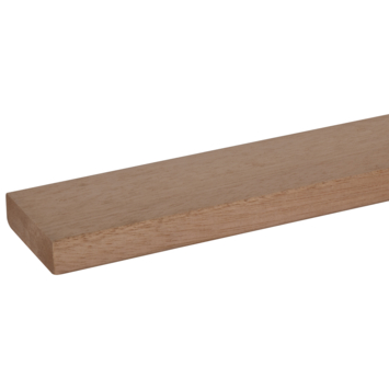 Schaaflat hardhout 21x69mm 270cm