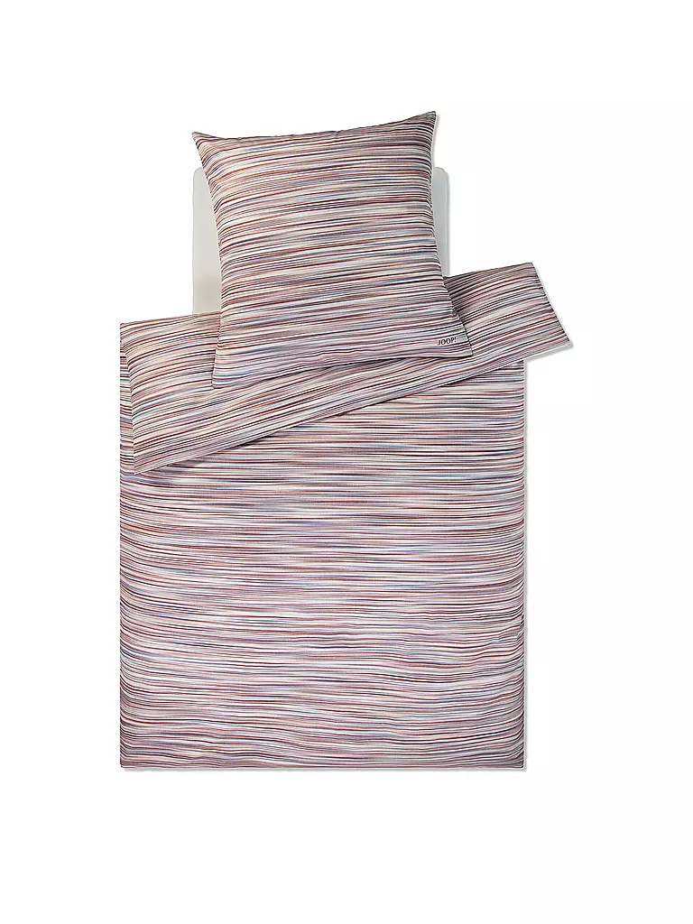 JOOP Satin Bettwäsche VIVID 70x90cm/140x200cm Blush koralle