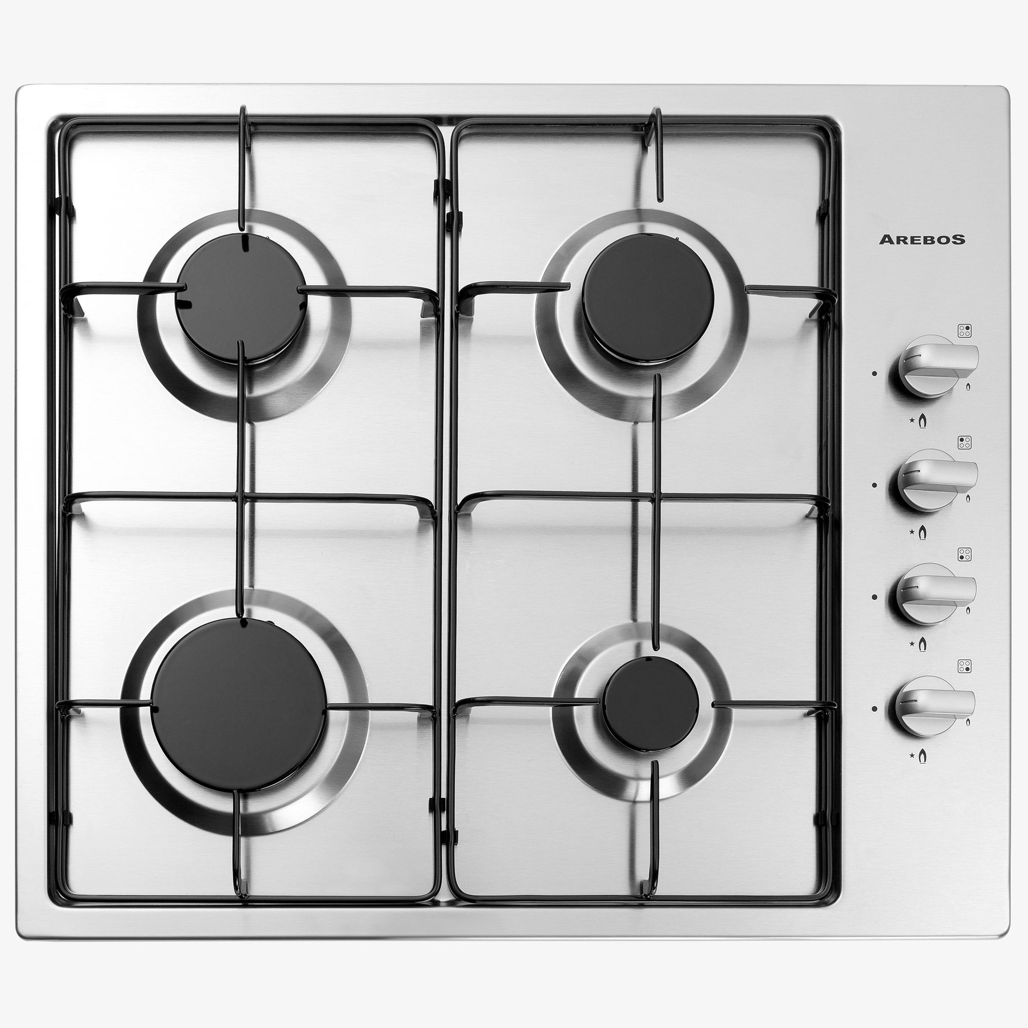Gaskochfeld 58cm 4 Brenner