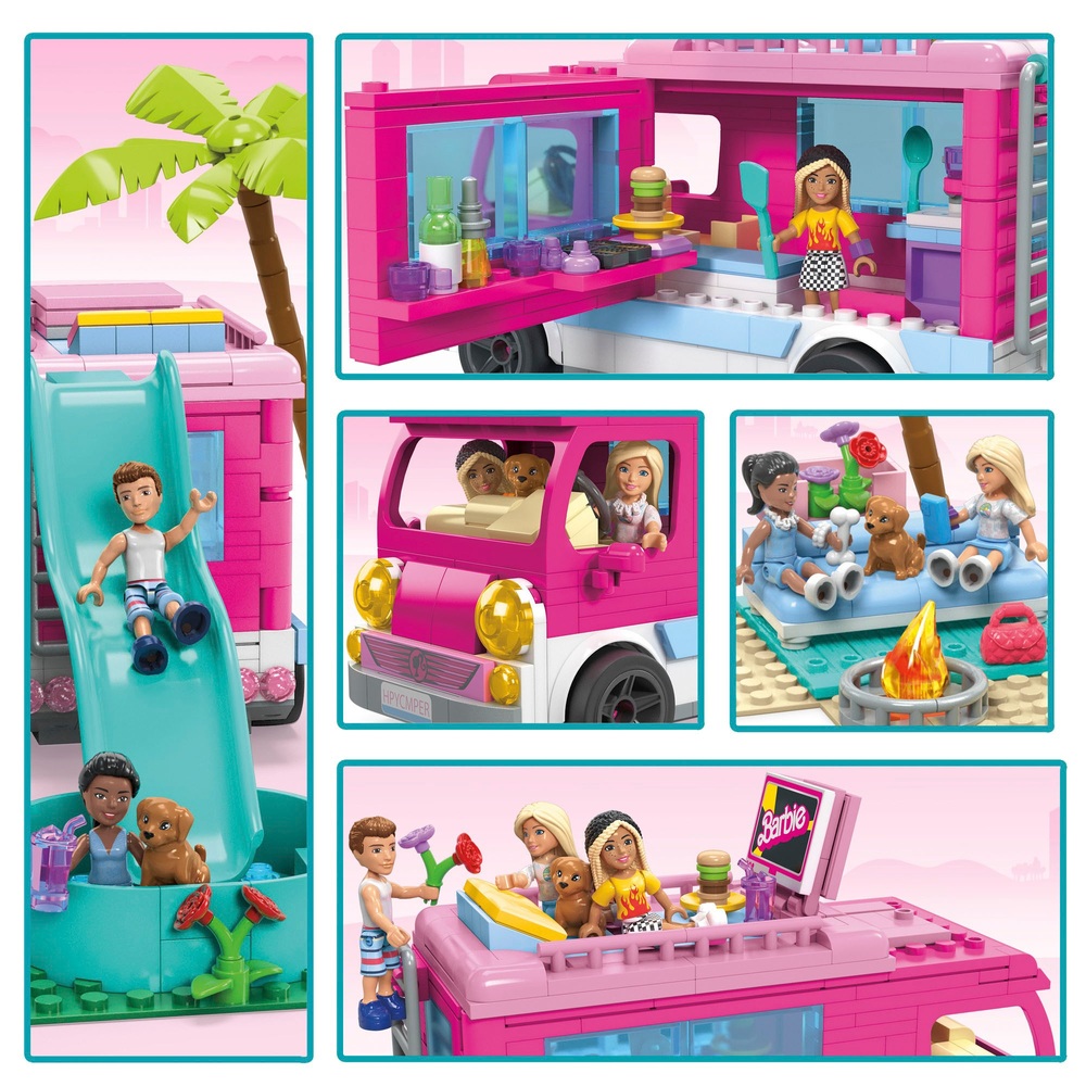 Mega Barbie Traum-Camper Abenteuer Bauset
