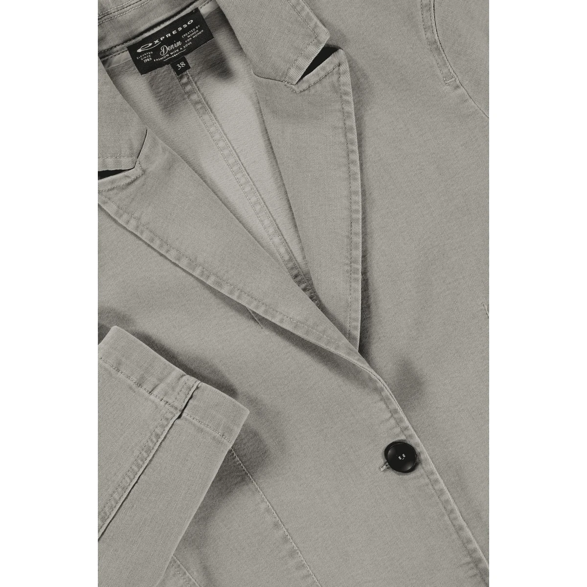 Dames Jasje 24178 bomber silver foil