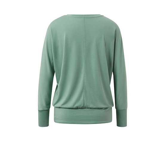Sport-und-Yogashirt, salbeigrün