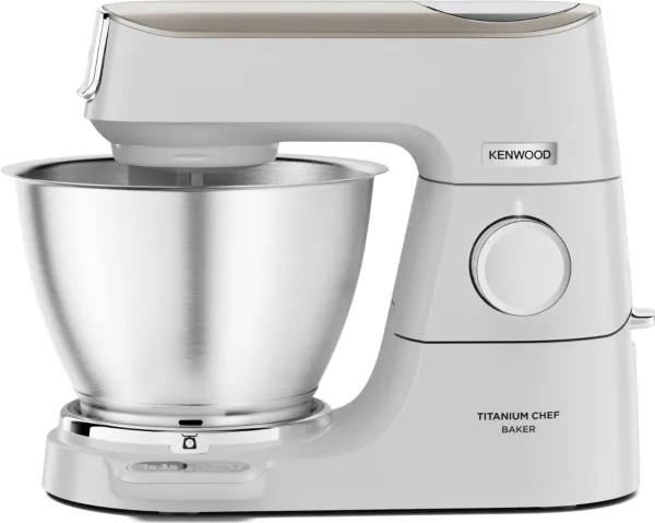 Kenwood Titanium Chef Baker KVC65.001WH - Køkkenmaskine - 1200 W - hvid/champagnecreme