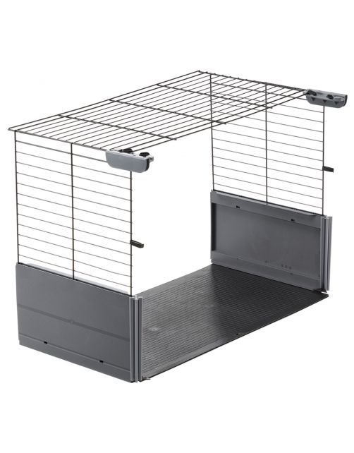 Ferplast Multipla Base Extension - Dierenverblijf - 37x72x50 cm Grijs