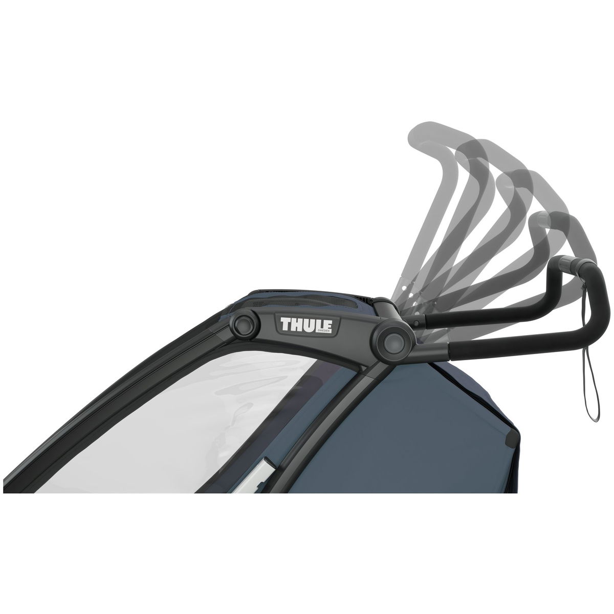 THULETHULE   Chariot CAB 2 black/dark slate