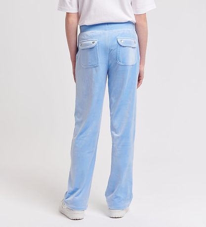Juicy Couture Velours Hosen - Tonal - Della Robbia Blue
