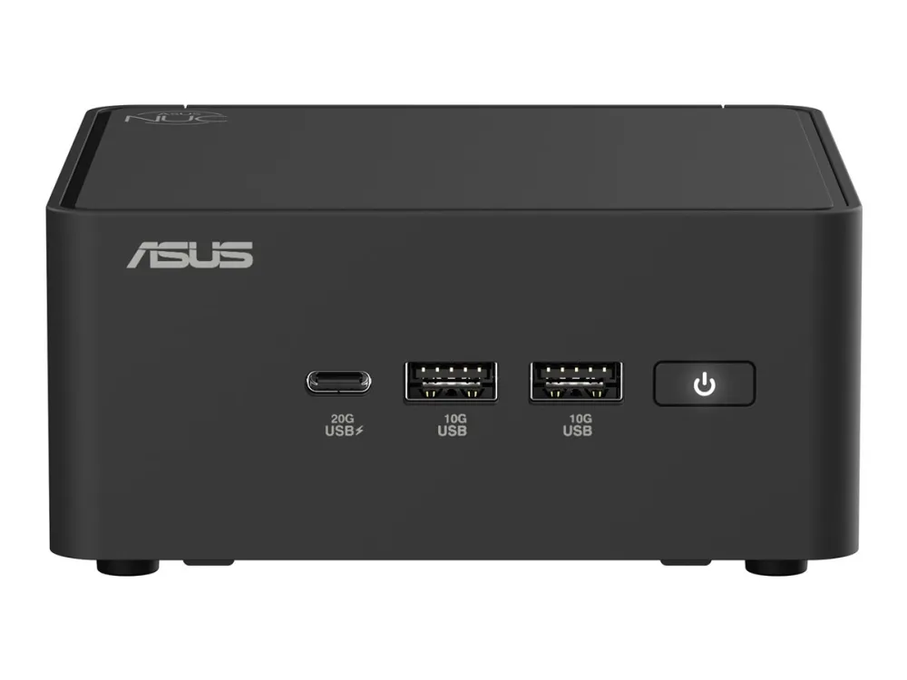 ASUS NUC 15 Pro Tall Kit RNUC15CRHC700002 - Barebone - mini PC 1 x Core Ultra 7 240H / op til 5.2 GHz - RAM 0 GB - Intel Graphics - IEEE 802.11ax (Wi-Fi 6), IEEE 802.11be (Wi-Fi 7), Bluetooth 5.4 - sort