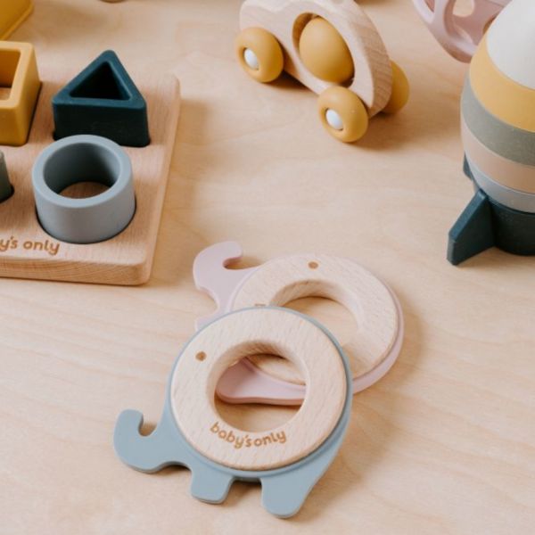 Baby's Only Olifant Bijtring Grijs