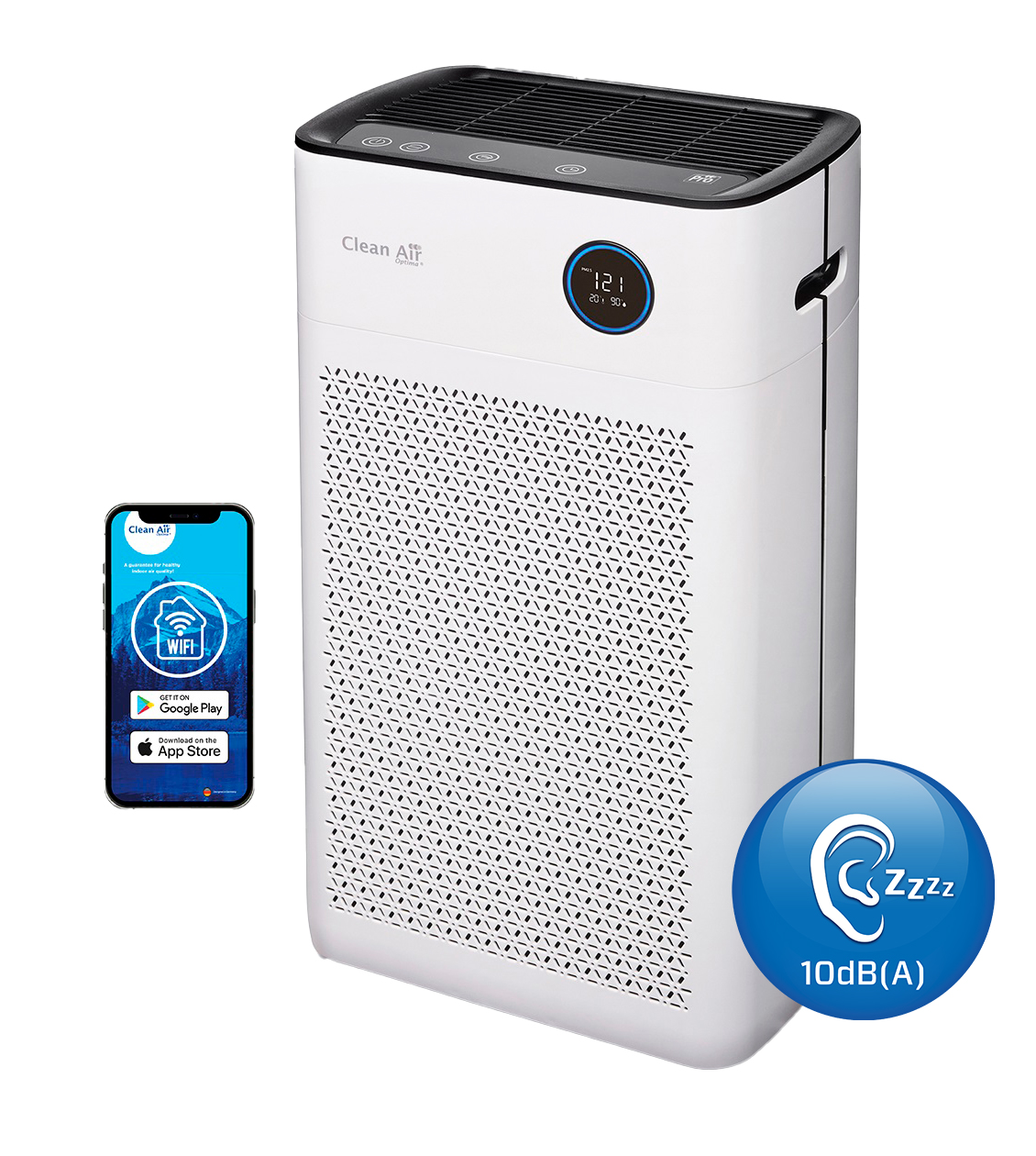 Clean Air Optima Intelligent HEPA UV air purifier CA-509Pro Smart