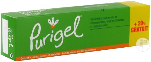 Purigel Gel Rafraîchissant Piqûres Insectes/Irritations/Démangeaisons 50ml Promo +20% Gratuit