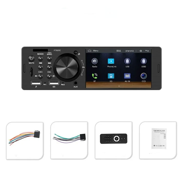 Digitales Auto KFZ Bluetooth 1DIN Radio mit 4.1