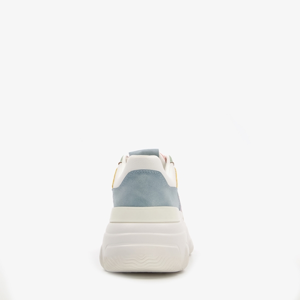 Supercracks dames dad sneakers met pasteltinten