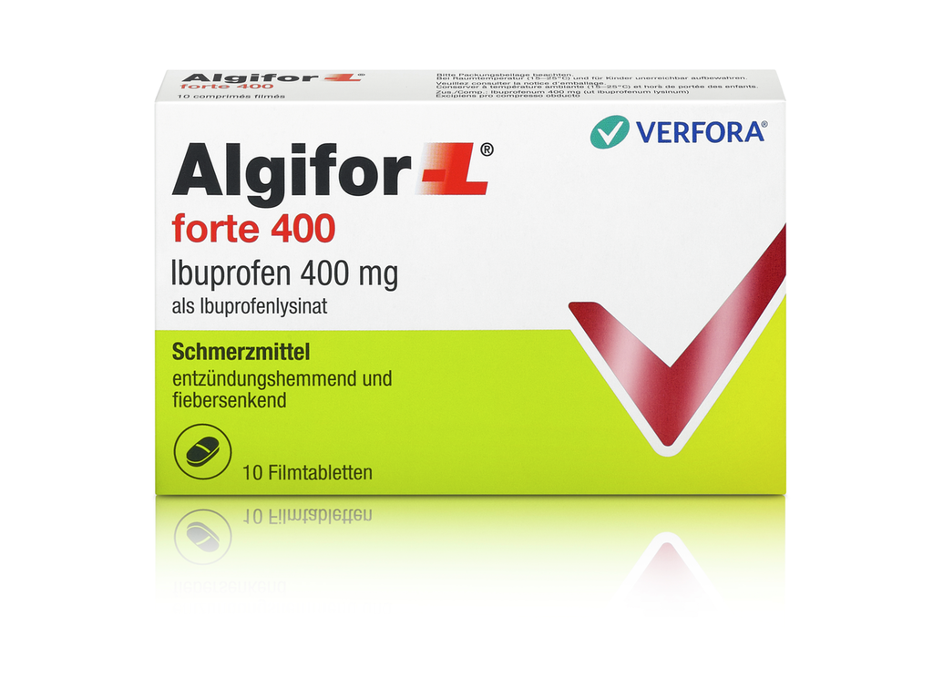 ALGIFOR forte Filmtabl 400 mg Blist 10 Stk
