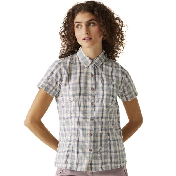 Chemise randonnée REGATTA W MINDANO VIII CORONET BLUE CHECK