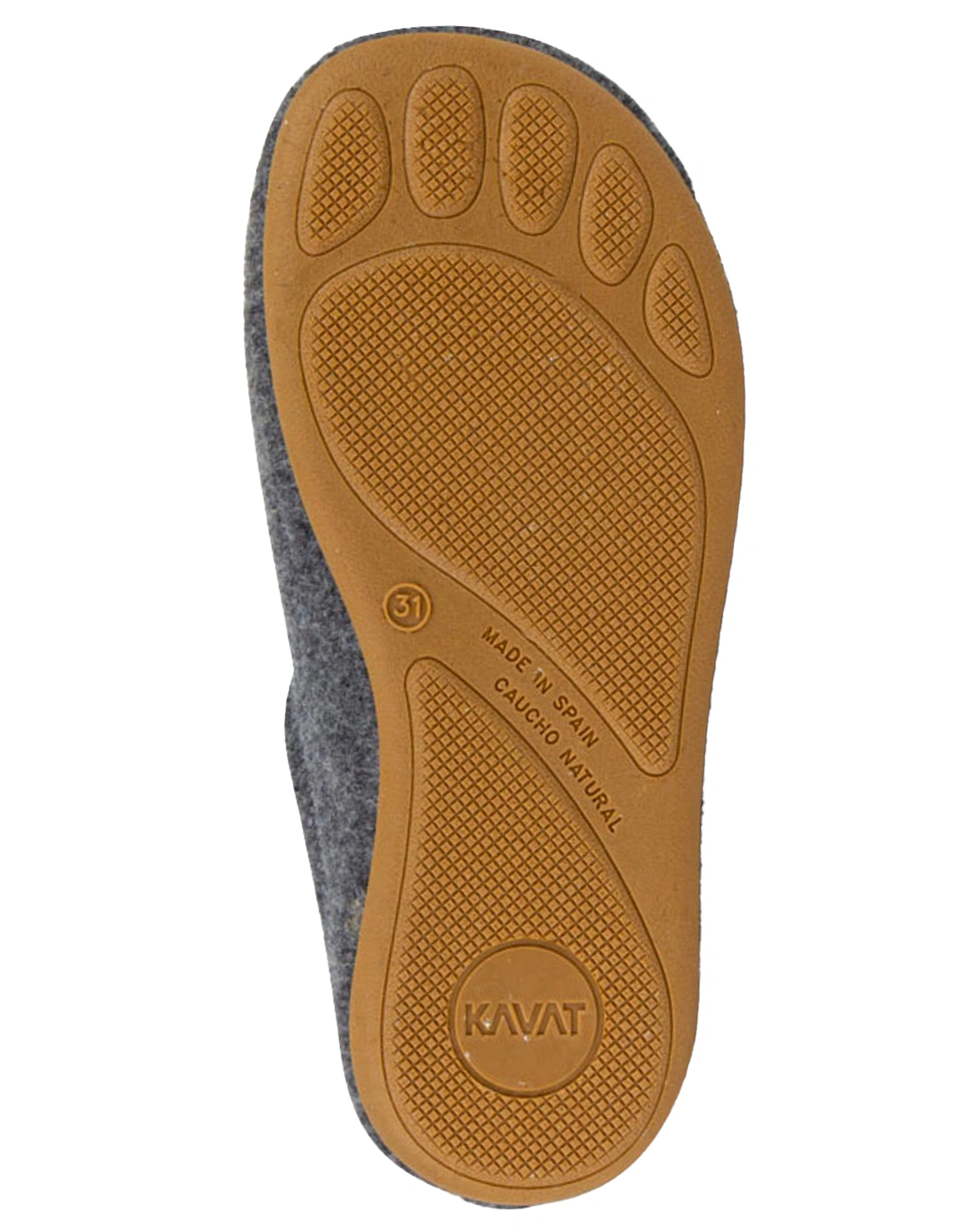 Pantoffel MÖRBY WB in grau